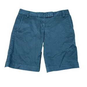 J Crew Shorts Womens 4 City Fit Dark Gray Stretch Flat Front‎ Preppy EUC